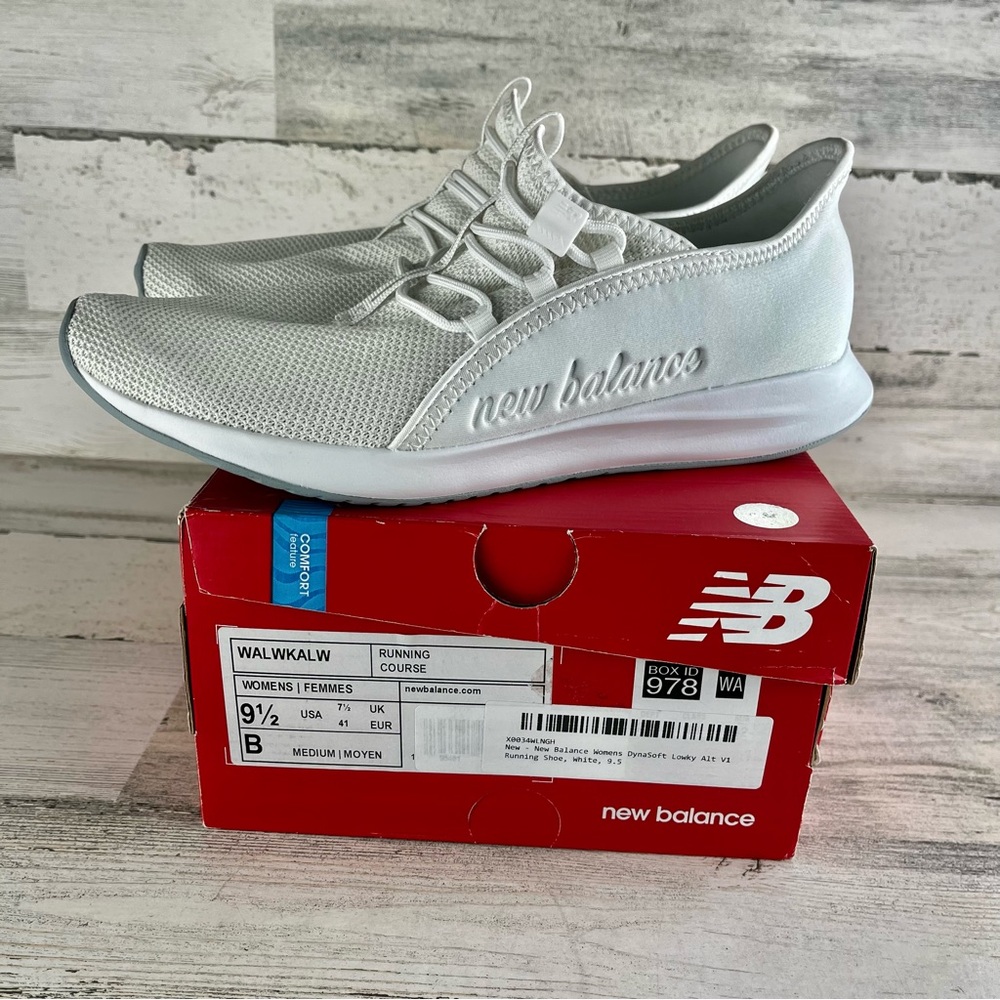 NEW BALANCE White Dynasoft Lowky Alt Walking Shoes NEW 9.5 - Picture 2 of 10